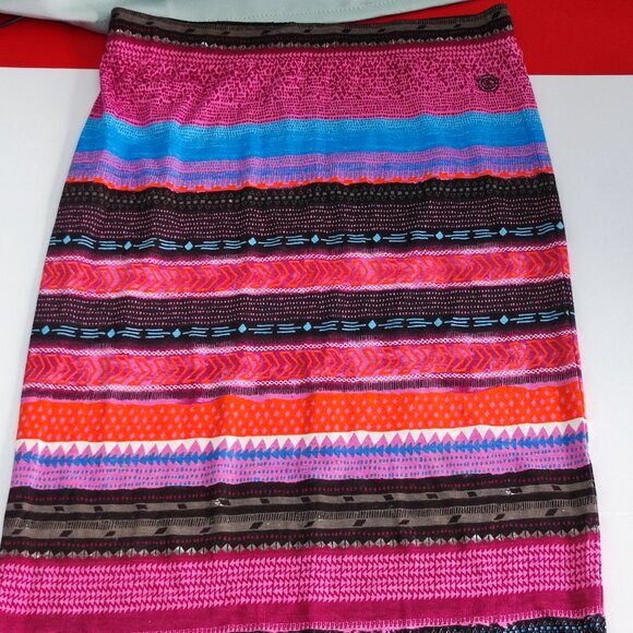 Element maxi skirt women's size L multi-colour pattern - Picture 2 of 11